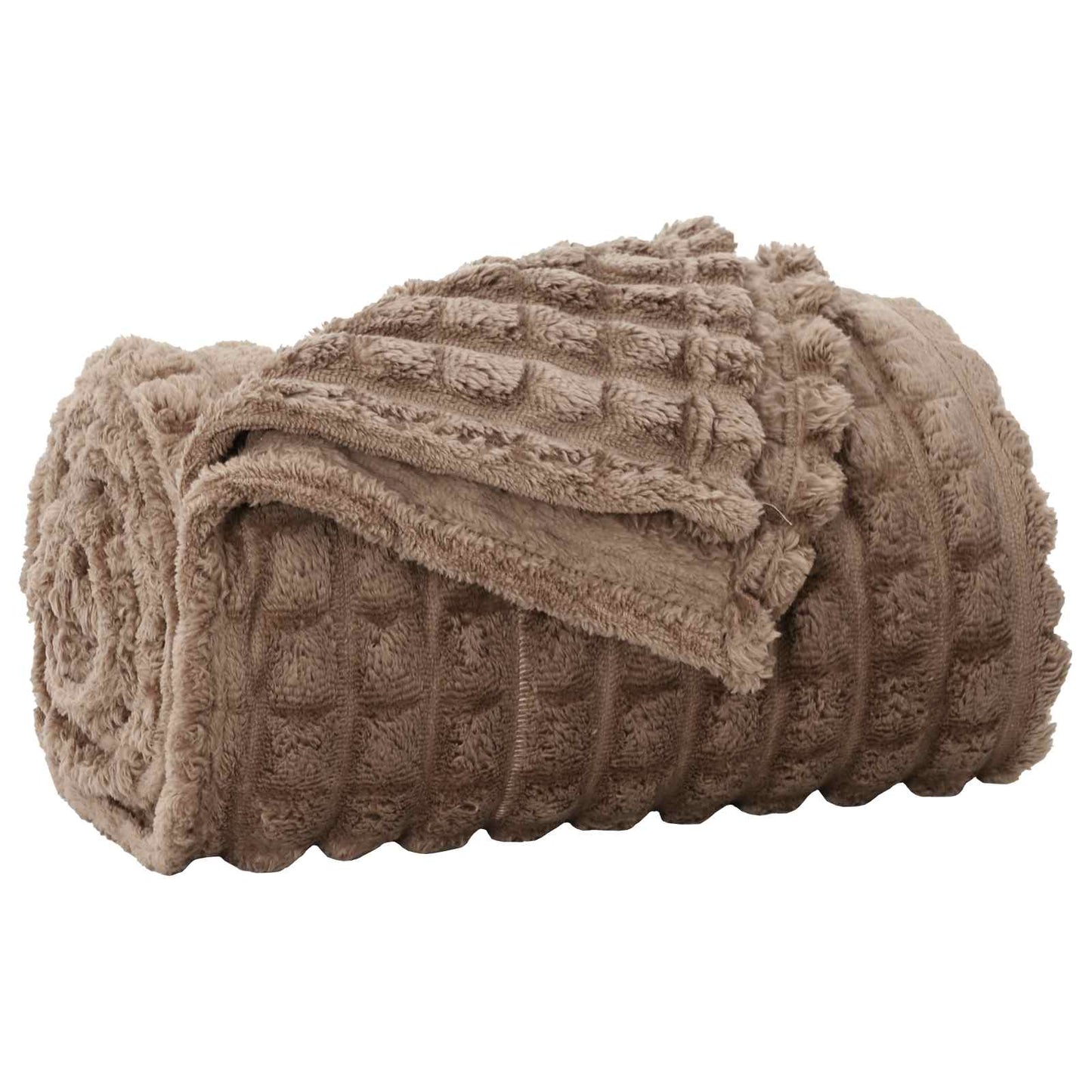 vidaXL Throw Blankets 6 pcs Camel 150 x 130 cm 2.75 kg Fleece 4