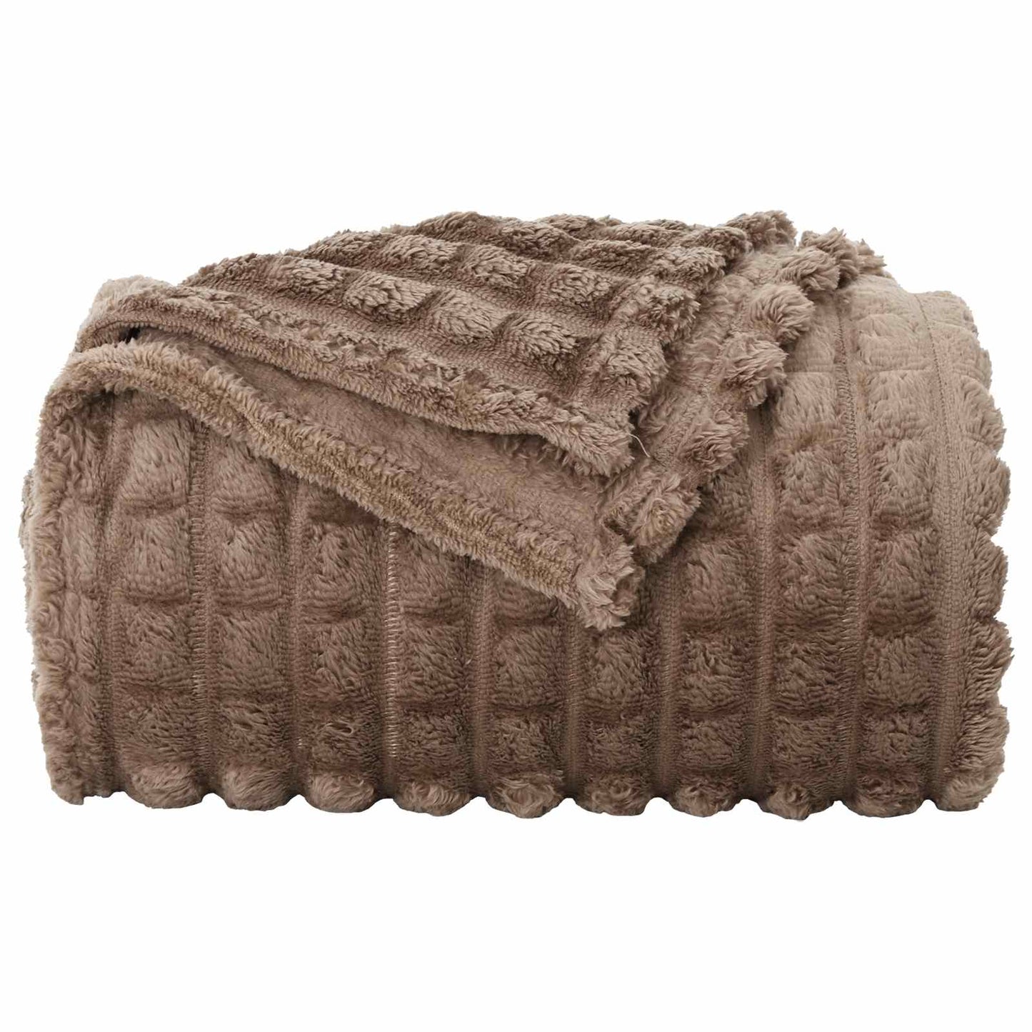 vidaXL Throw Blankets 6 pcs Camel 150 x 130 cm 2.75 kg Fleece 5