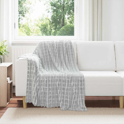 vidaXL Throw Blankets 6 pcs Grey 150 x 130 cm 2.75 kg Fleece 1
