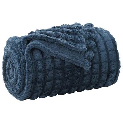 vidaXL Throw Blankets 6 pcs Navy Blue 150 x 130 cm 2.75 kg Fleece 4
