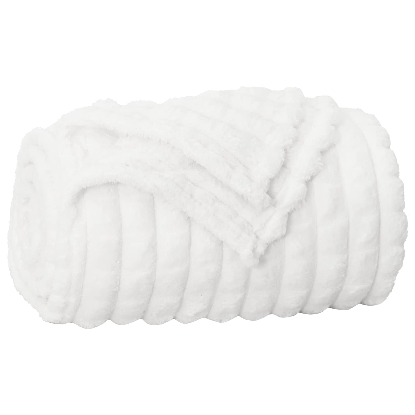 vidaXL Throw Blankets 6 pcs White 150 x 130 cm 2.75 kg Fleece 4