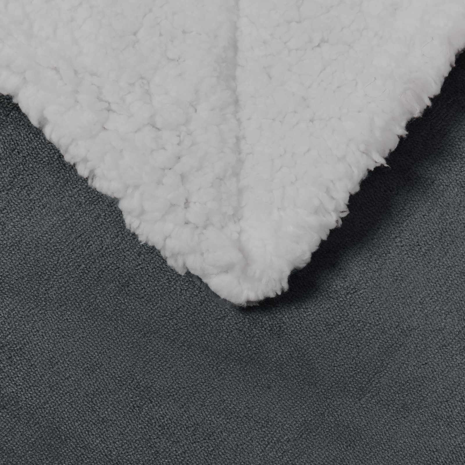 vidaXL Throw Blanket Dark Grey 220 x 240 cm 2.67 kg Fleece 5