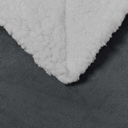 vidaXL Throw Blanket Dark Grey 220 x 240 cm 2.67 kg Fleece 5