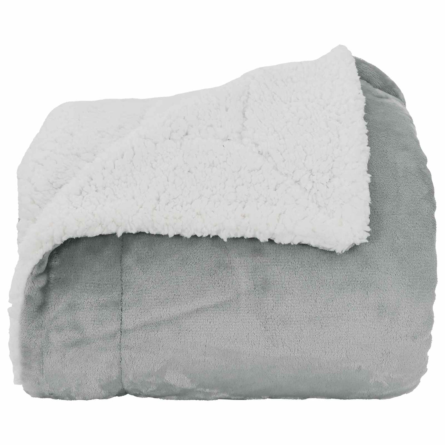 vidaXL Throw Blanket Grey 220 x 240 cm 2.67 kg Fleece 4