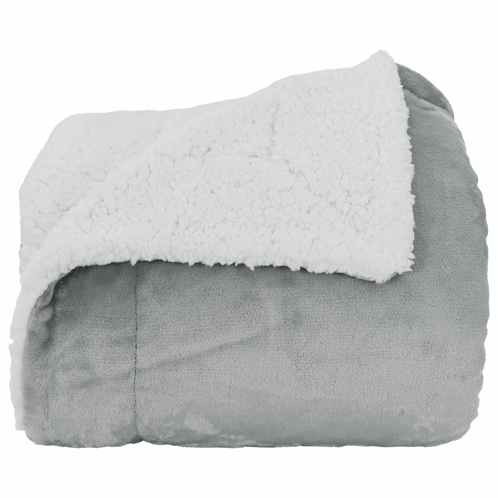 vidaXL Throw Blanket Grey 240 x 270 cm 3.17 kg Fleece 4