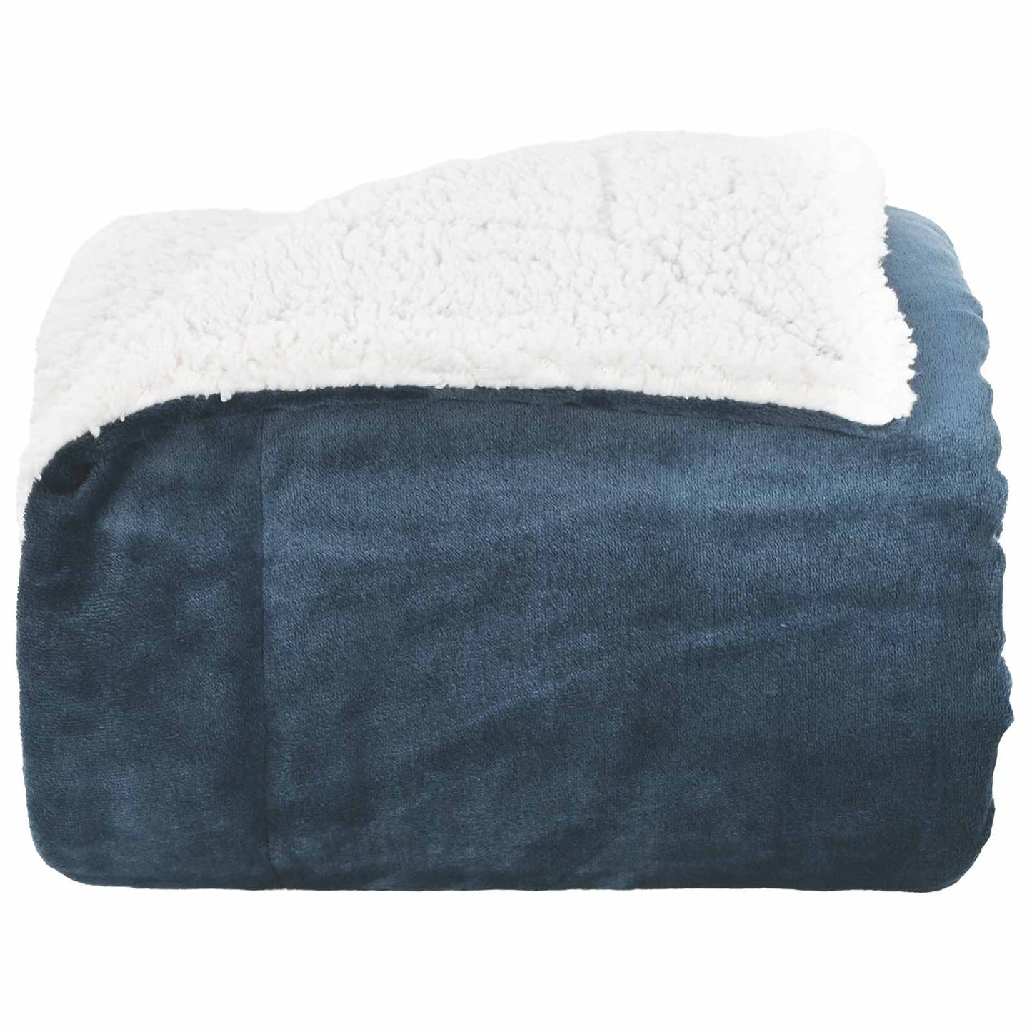 vidaXL Throw Blanket Navy Blue 220 x 240 cm 2.67 kg Fleece 4