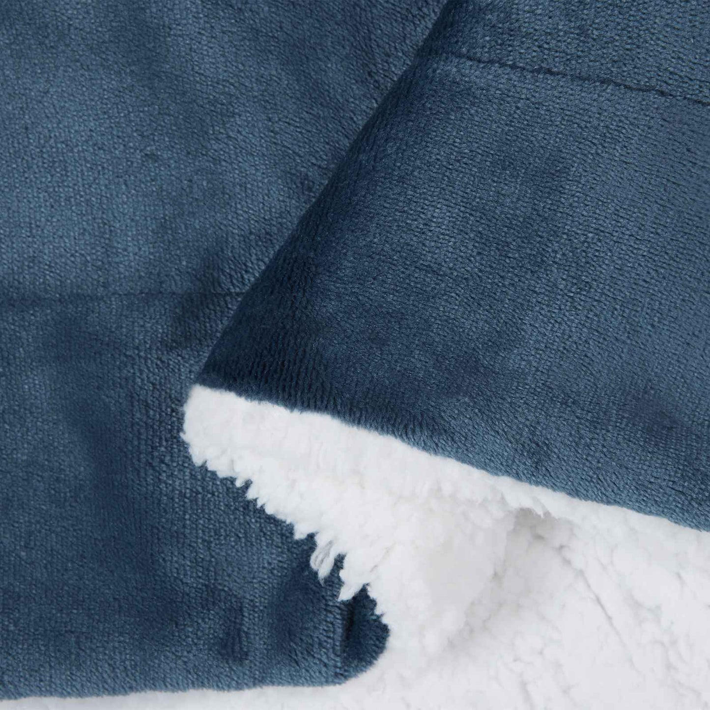 vidaXL Throw Blanket Navy Blue 240 x 270 cm 3.17 kg Fleece 6