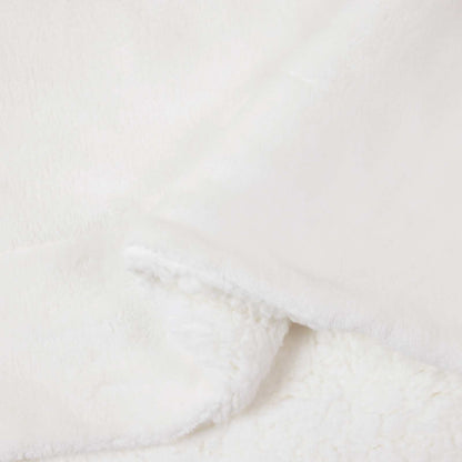 vidaXL Throw Blanket White 240 x 270 cm 3.17 kg Fleece 6