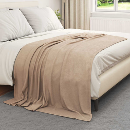 vidaXL Throw Blankets 6 pcs Camel 200 x 150 cm 2.61 kg Fleece 3