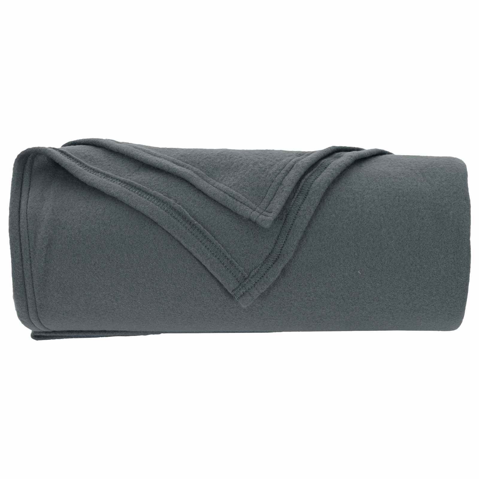 vidaXL Throw Blankets 6 pcs Dark Grey 200 x 150 cm 2.61 kg Fleece 5