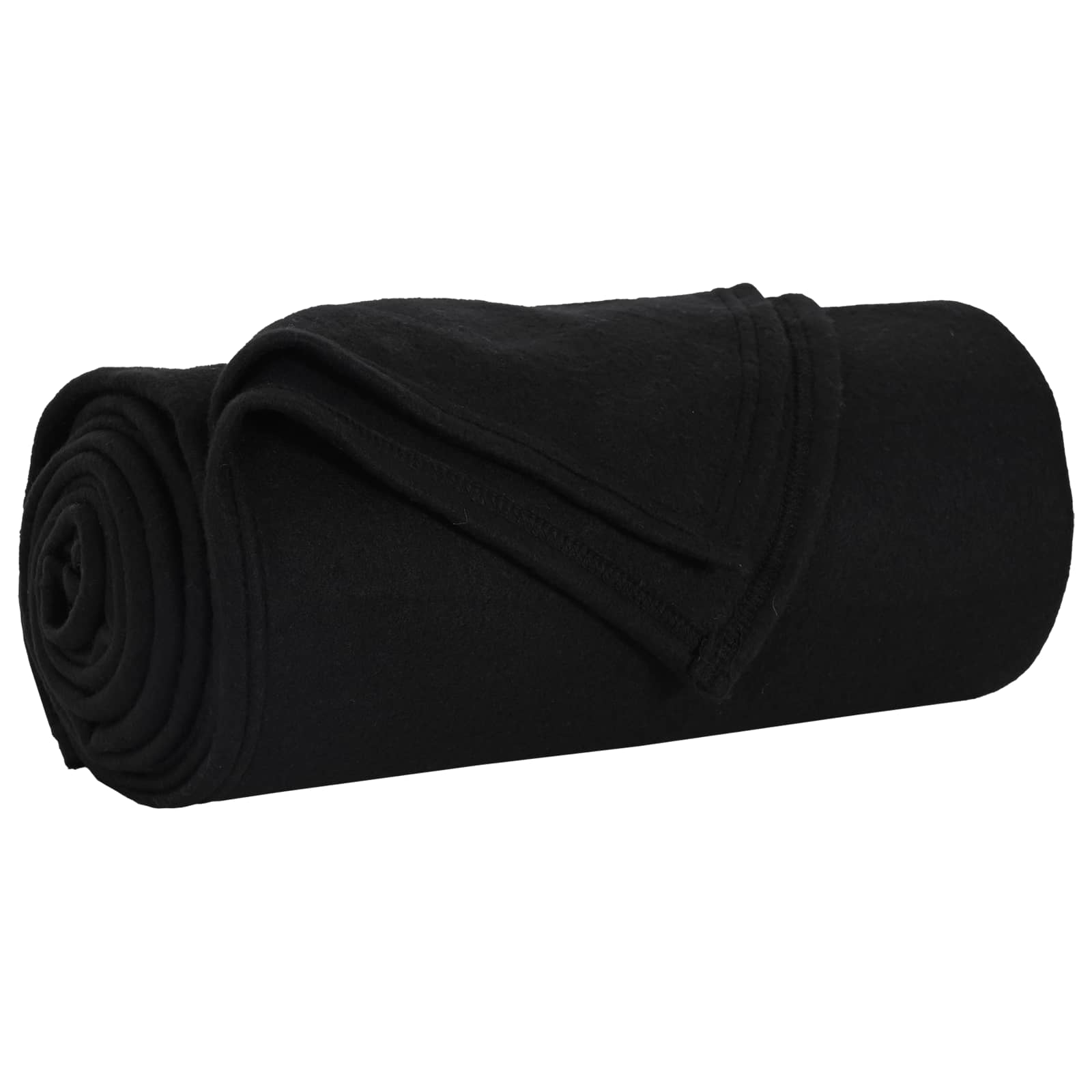 vidaXL Throw Blankets 6 pcs Black 170 x 130 cm 1.86 kg Fleece 4