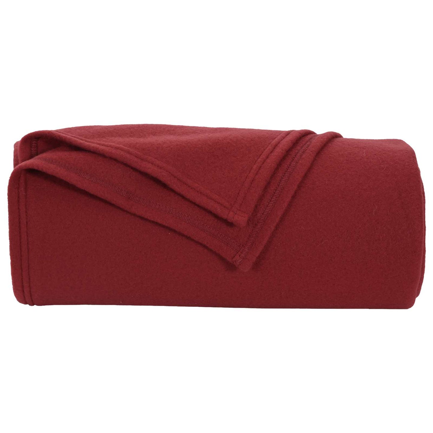 vidaXL Throw Blankets 6 pcs Bordeaux Red 200 x 150 cm 2.52 kg Fleece 5