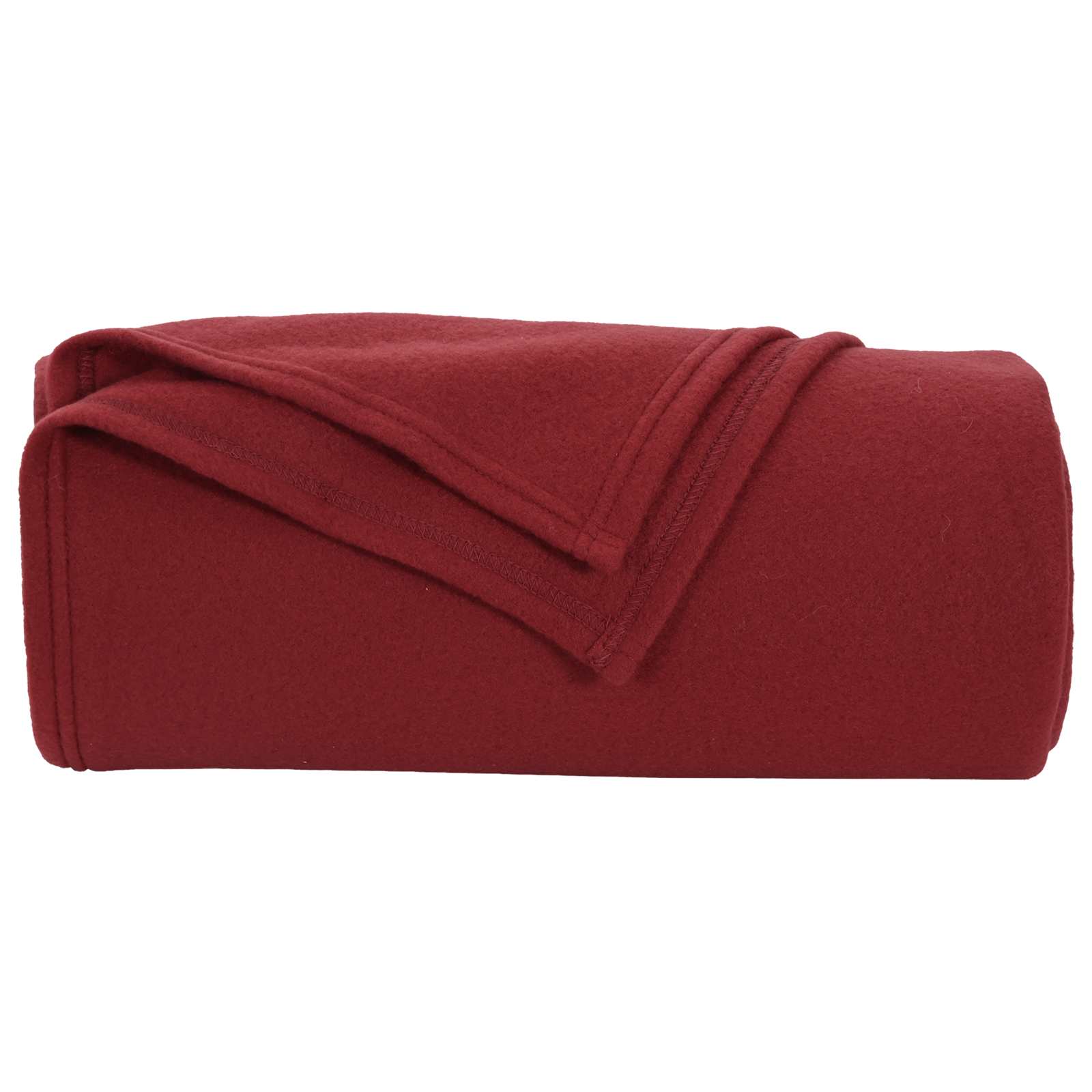 vidaXL Throw Blankets 6 pcs Bordeaux Red 200 x 150 cm 2.52 kg Fleece 5