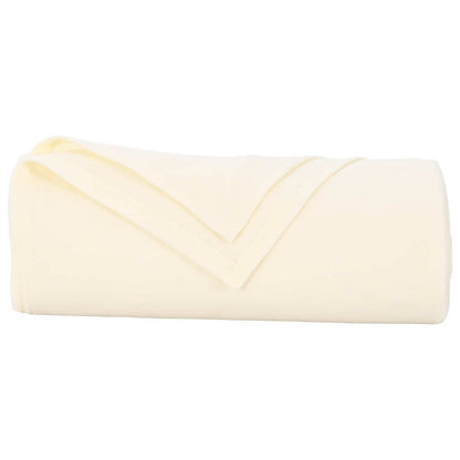 vidaXL Throw Blankets 6 pcs Cream 170 x 130 cm 1.86 kg Fleece 5