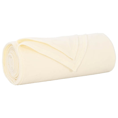 vidaXL Throw Blankets 6 pcs Cream 200 x 150 cm 2.61 kg Fleece 4