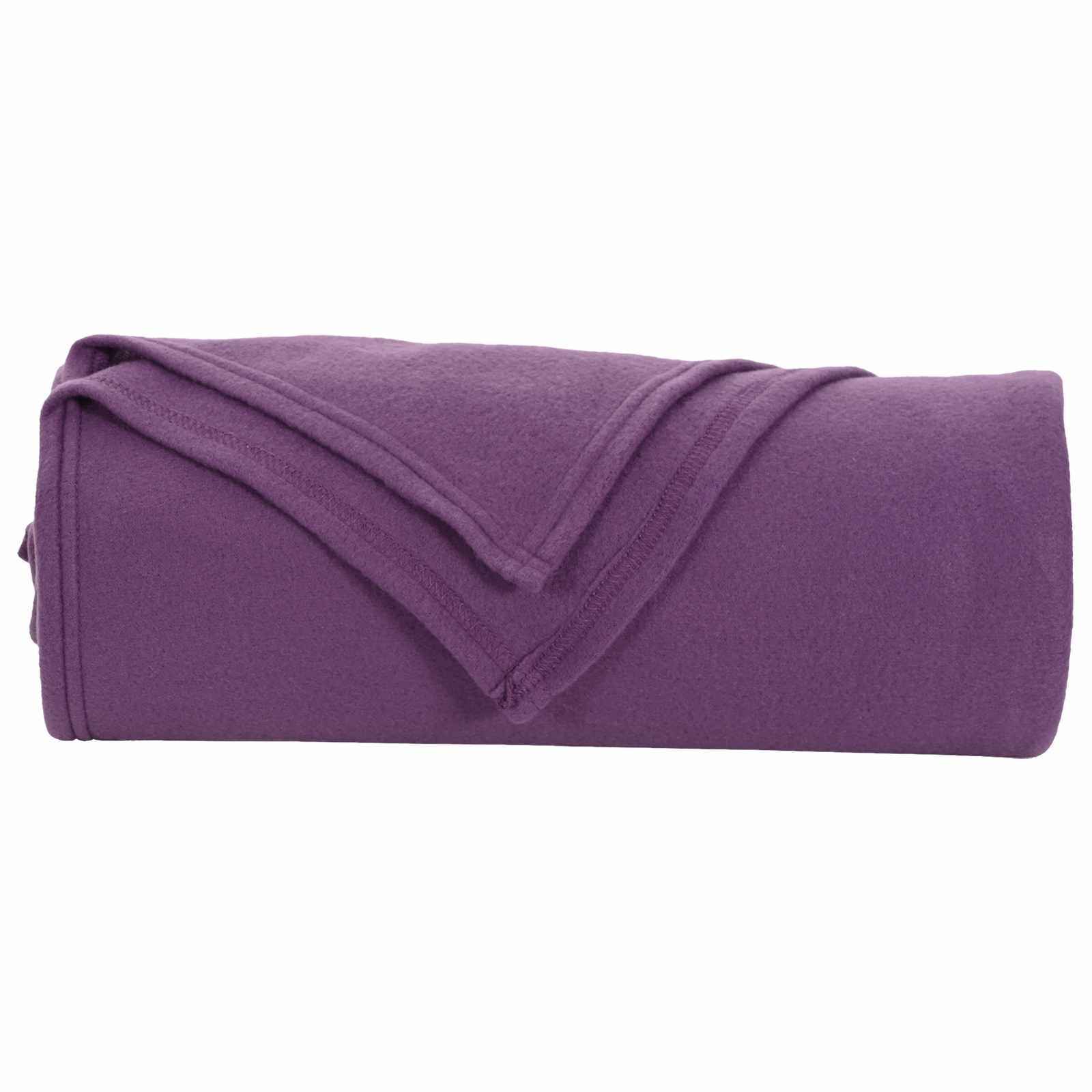 vidaXL Throw Blankets 6 pcs Purple 200 x 150 cm 2.61 kg Fleece 5