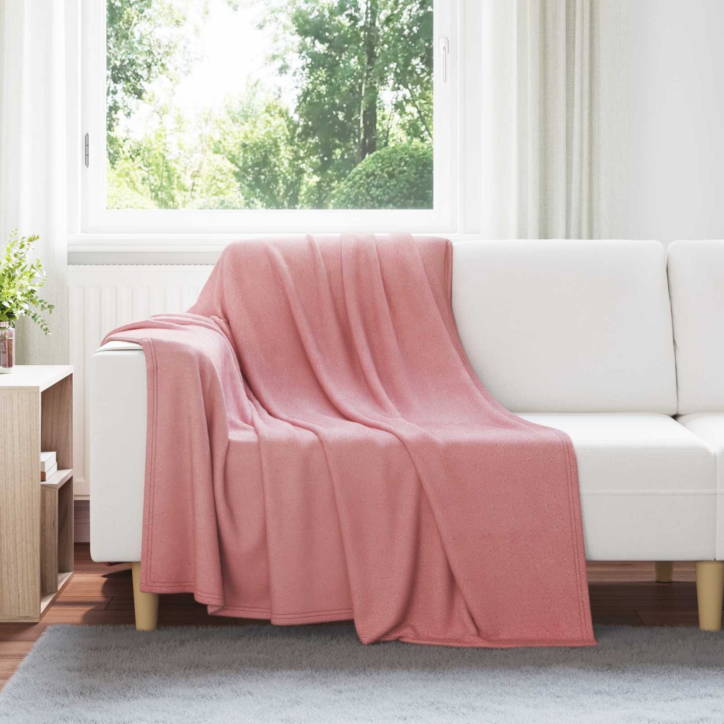 vidaXL Throw Blankets 6 pcs Pink 200 x 150 cm 2.52 kg Fleece 1