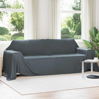 vidaXL Throw Blanket Dark Grey 350 x 270 cm 1.3 kg Fleece 1
