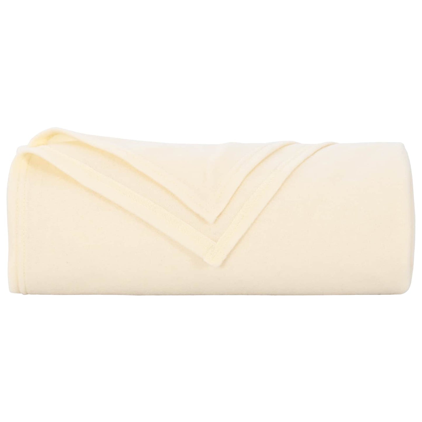 vidaXL Throw Blankets 6 pcs Cream 210 x 140 cm 2.48 kg Fleece 5