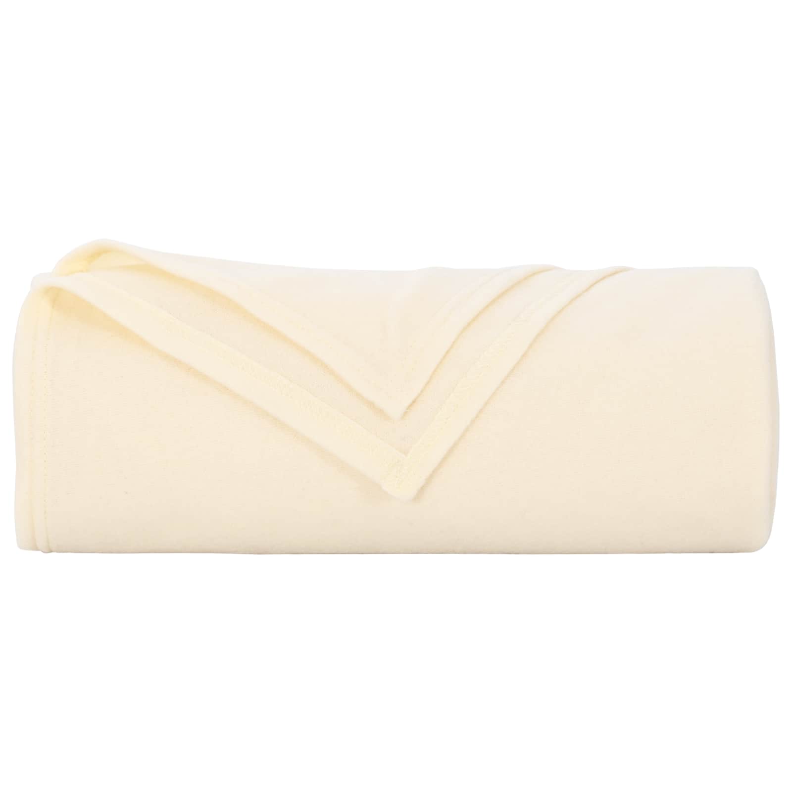 vidaXL Throw Blankets 6 pcs Cream 210 x 140 cm 2.48 kg Fleece 5
