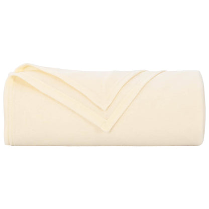 vidaXL Throw Blankets 6 pcs Cream 210 x 140 cm 2.48 kg Fleece 5