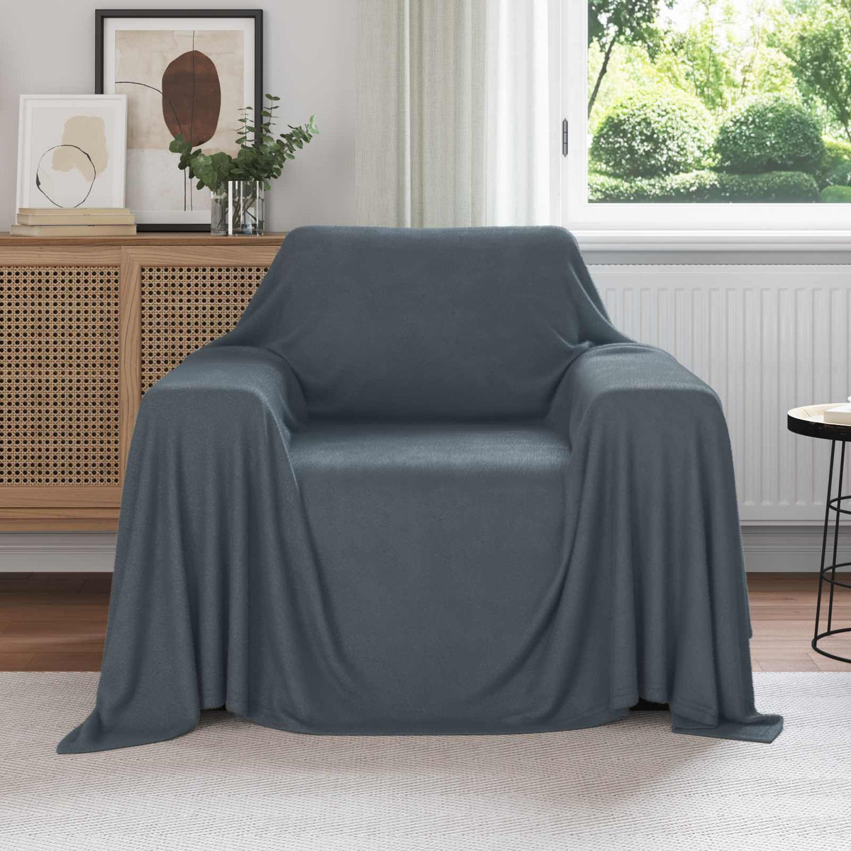 Throw Blankets 350 x 270 cm 8.09 kg Fleece 6 Dark grey