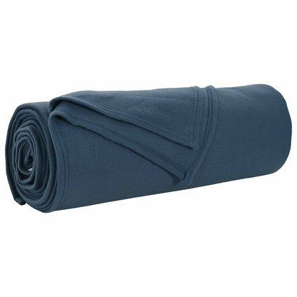 vidaXL Throw Blankets 6 pcs Navy Blue 210 x 140 cm 2.44 kg Fleece 4