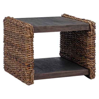 vidaXL Coffee Table Natural 45 x 45 x 45 cm Solid Mahogany Wood 2
