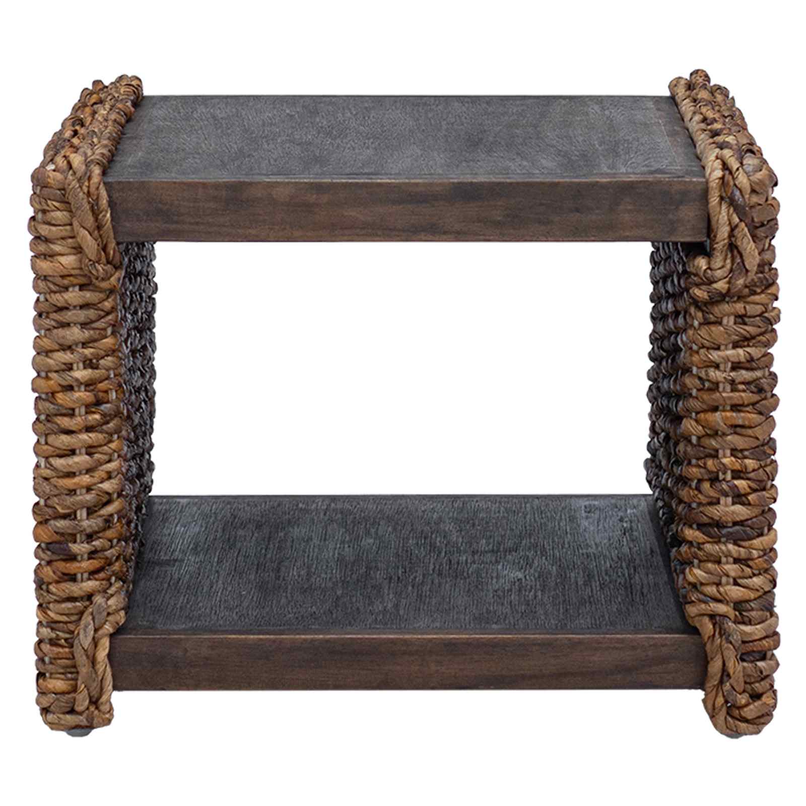 vidaXL Coffee Table Natural 45 x 45 x 45 cm Solid Mahogany Wood 4