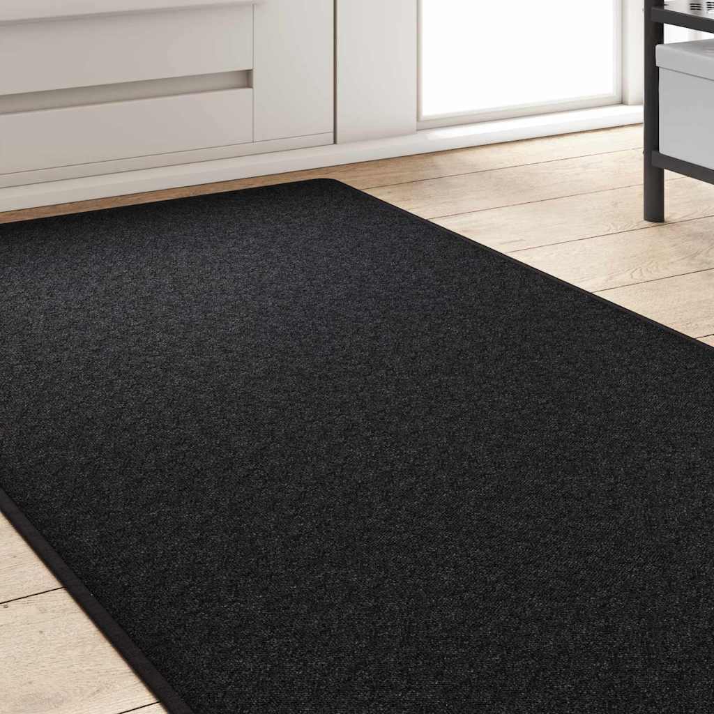 vidaXL Carpet Runner Anthracite 80 x 500 cm 100% Polypropylene 3
