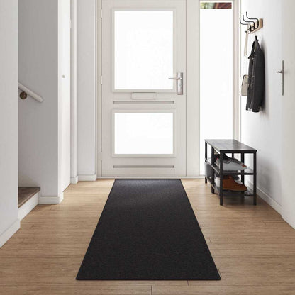 vidaXL Carpet Runner Anthracite 80 x 500 cm 100% Polypropylene 1