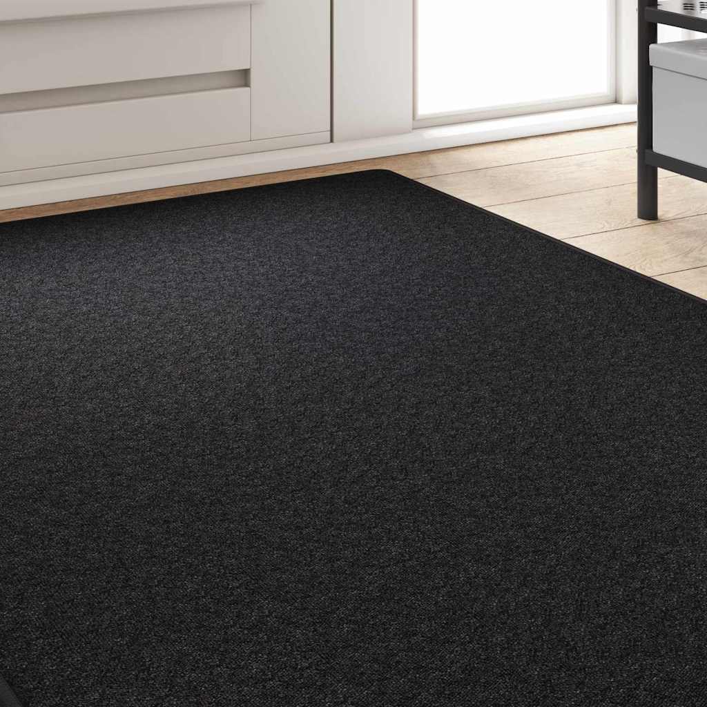 vidaXL Carpet Runner Anthracite 100 x 300 cm 100% Polypropylene 3