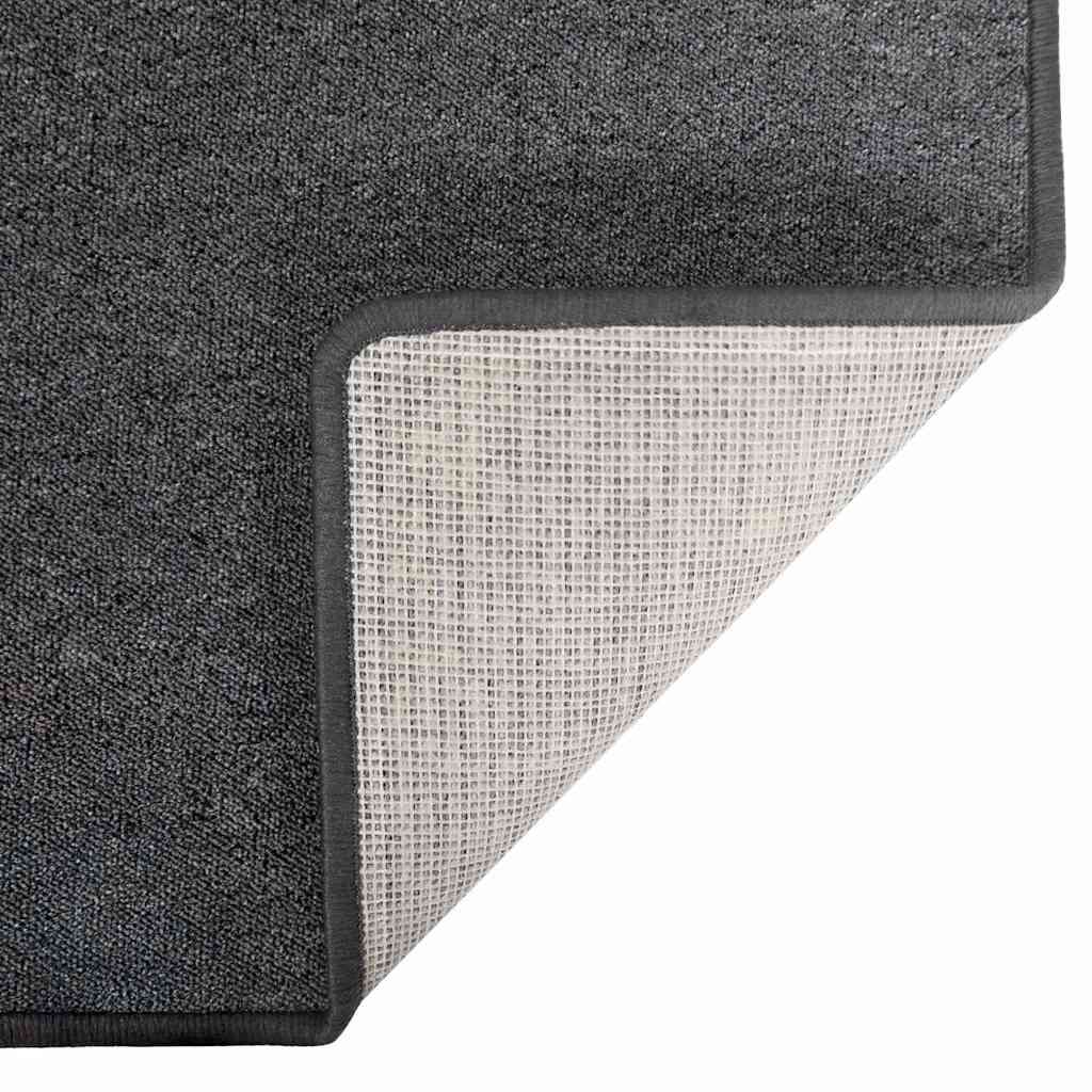 vidaXL Carpet Runner Dark Grey 100 x 300 cm 100% Polypropylene 5