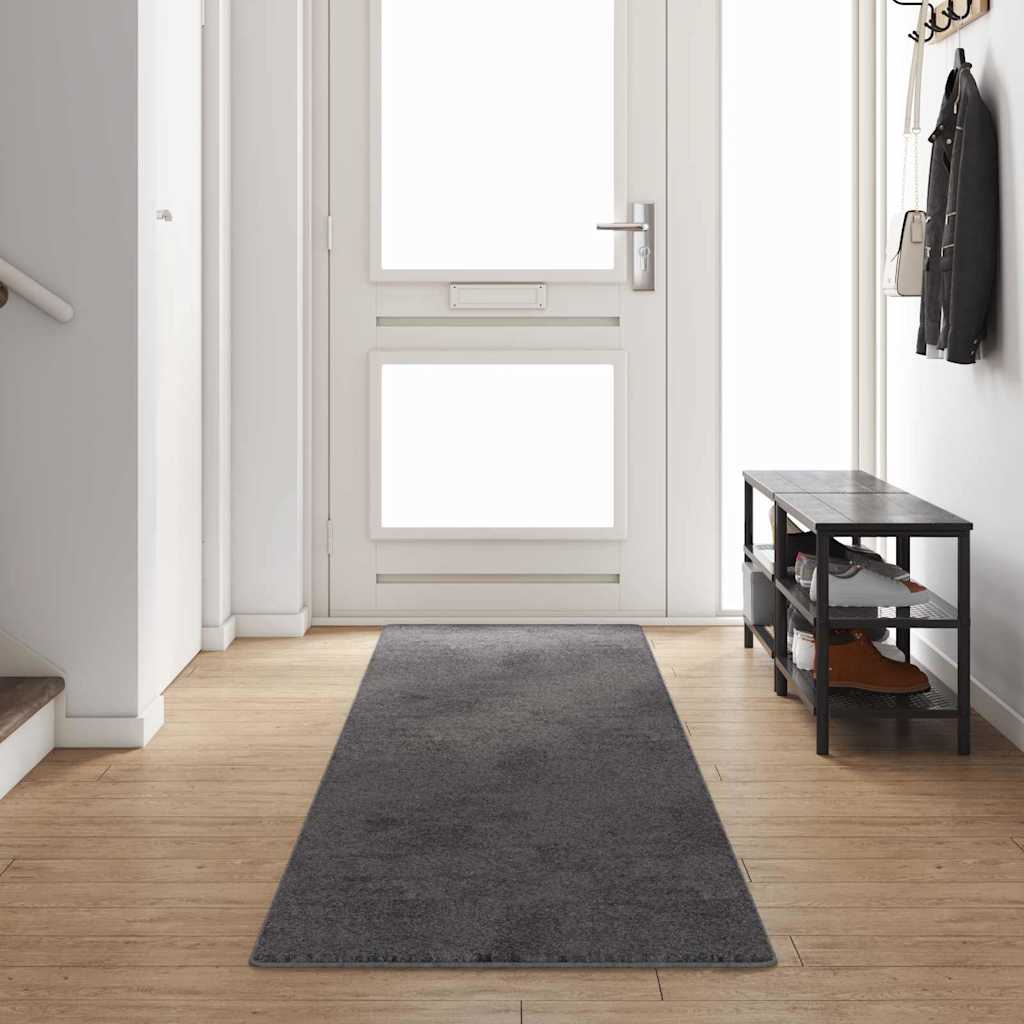 vidaXL Carpet Runner Grey 80 x 400 cm 100% Polypropylene Tuft 1