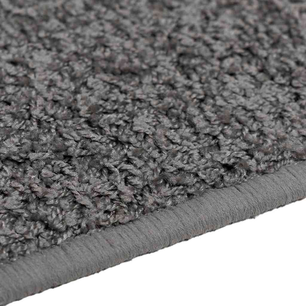 vidaXL Carpet Runner Grey 100 x 250 cm 100% Polypropylene Tuft 5