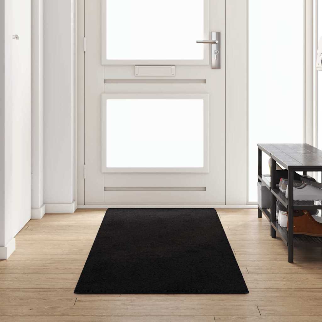 vidaXL Carpet Runner Black 80 x 300 cm 100% Polypropylene Tuft 1