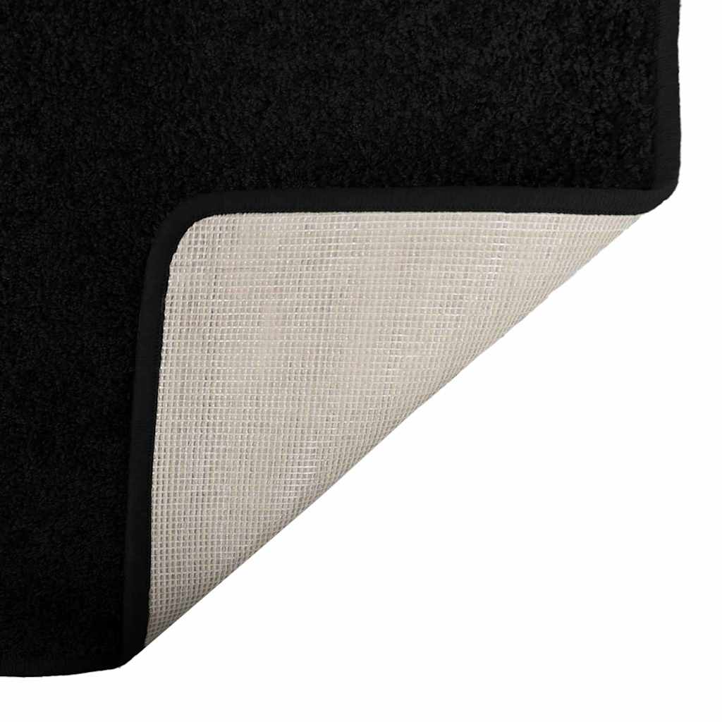 vidaXL Carpet Runner Black 80 x 400 cm 100% Polypropylene Tuft 4