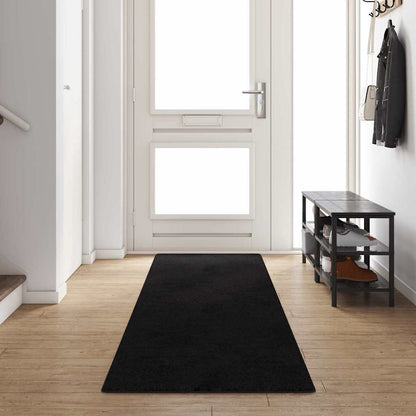 vidaXL Carpet Runner Black 80 x 400 cm 100% Polypropylene Tuft 1