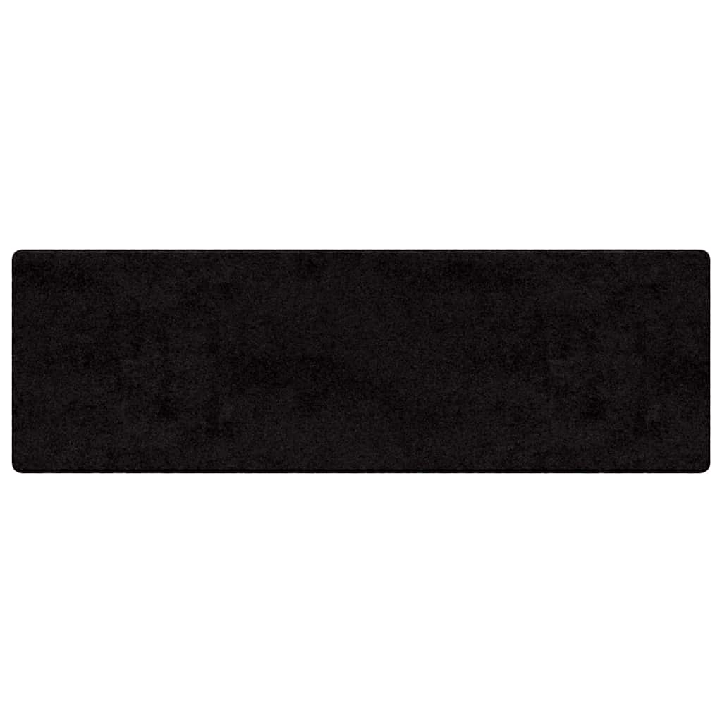 vidaXL Carpet Runner Black 80 x 400 cm 100% Polypropylene Tuft 2