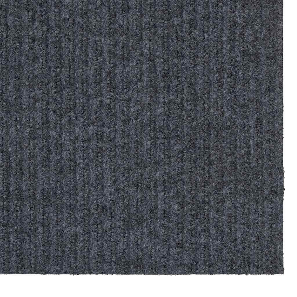 vidaXL Carpet Runner Grey 80 x 400 cm Fabric 4