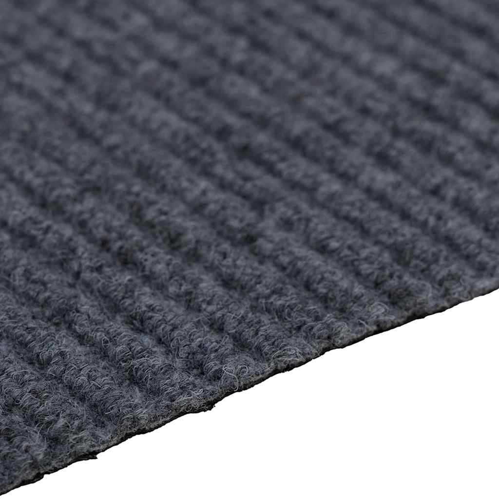 vidaXL Carpet Runner Grey 80 x 400 cm Fabric 5