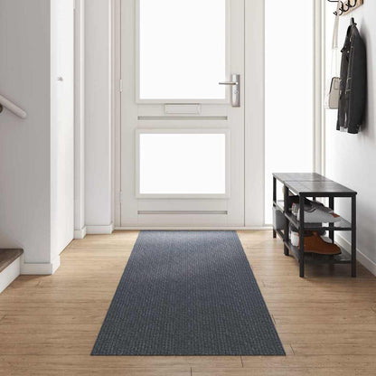 vidaXL Carpet Runner Grey 80 x 400 cm Fabric 1