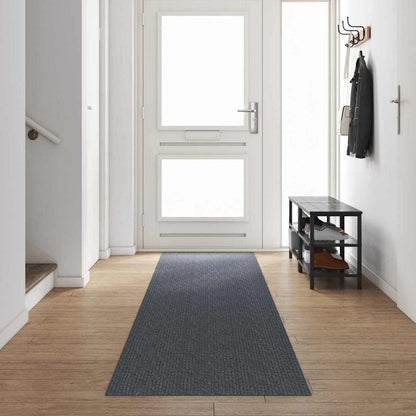 vidaXL Carpet Runner Grey 80 x 500 cm Fabric 1
