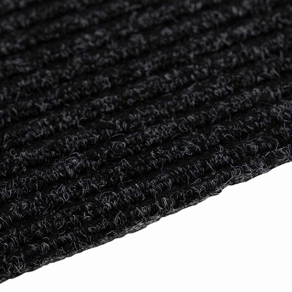 vidaXL Carpet Runner Anthracite 80 x 400 cm Fabric 5