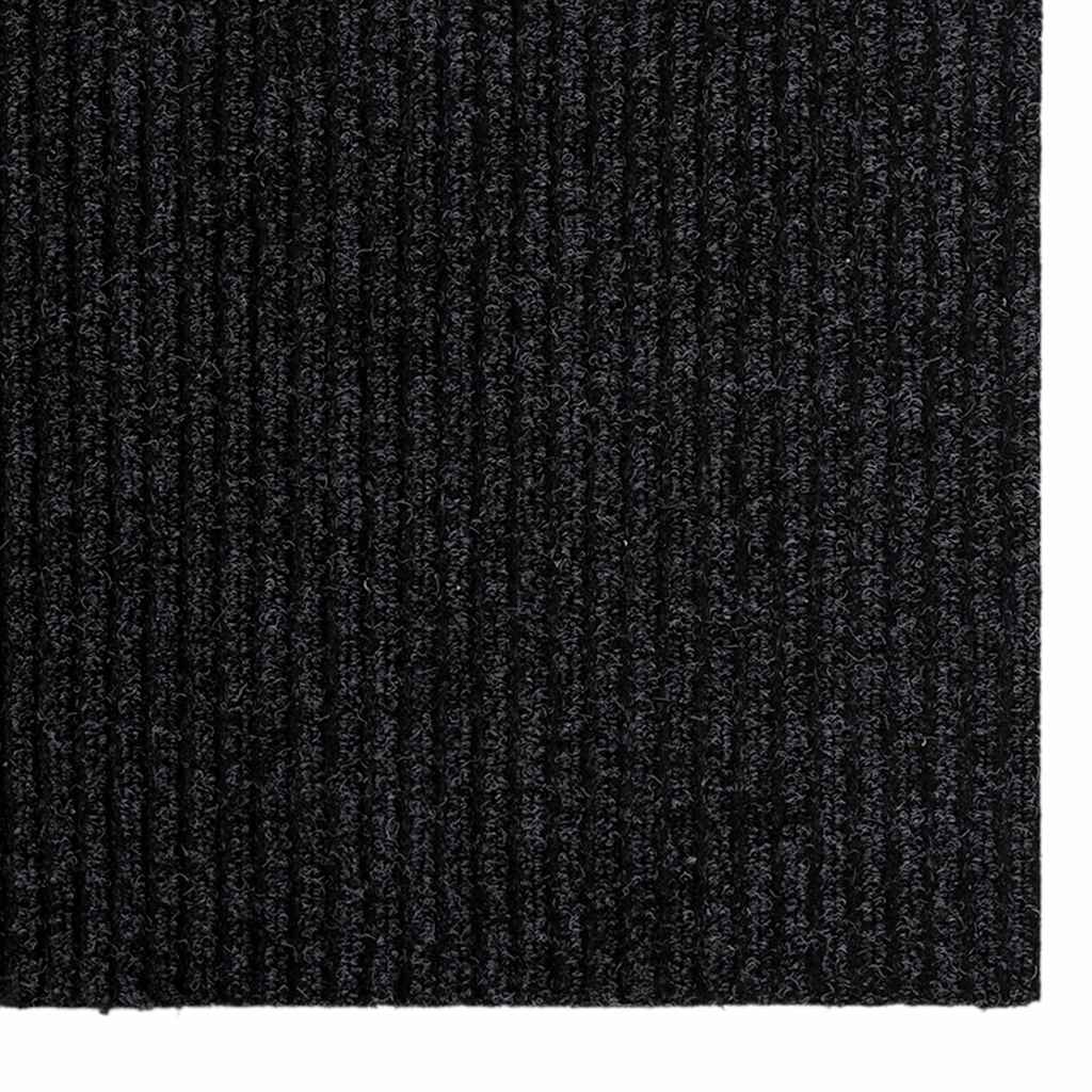 vidaXL Carpet Runner Anthracite 80 x 500 cm Fabric 4