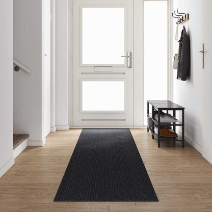 vidaXL Carpet Runner Anthracite 80 x 500 cm Fabric 1