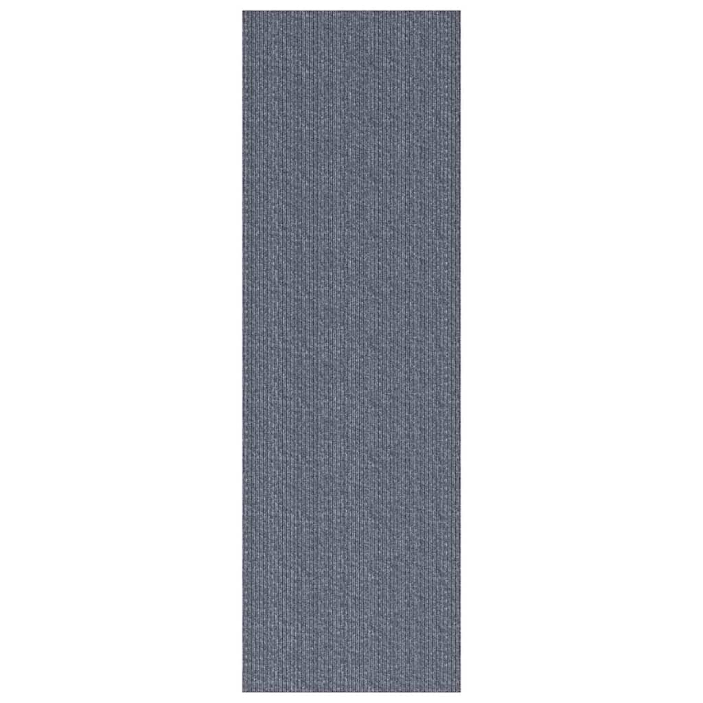 vidaXL Carpet Runner Light Grey 80 x 400 cm Fabric 2