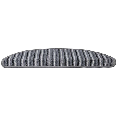 vidaXL Self-adhesive Stair Mats 15 pcs 56 x 17 x 3 cm Non-Slip Grey 5