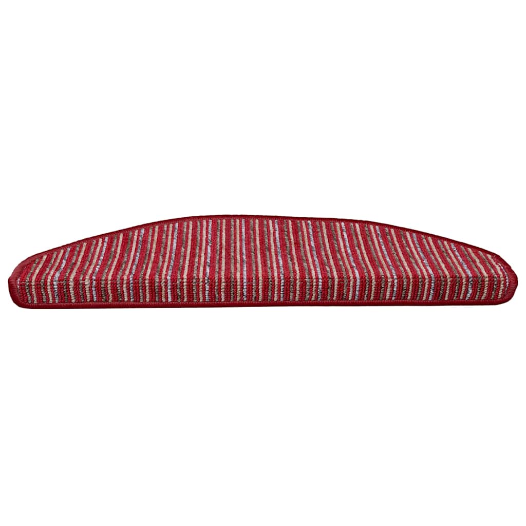 vidaXL Self-adhesive Stair Mats 15 pcs 65 x 21 x 4 cm Non-Slip Red 5