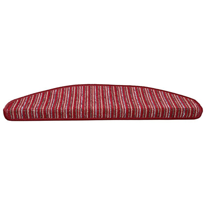 vidaXL Self-adhesive Stair Mats 15 pcs 65 x 21 x 4 cm Non-Slip Red 5